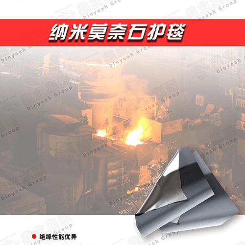 納米莫奈石護(hù)毯——1400°C高溫?zé)o畏！冶金噴濺克星，定制防護(hù)新標(biāo)桿